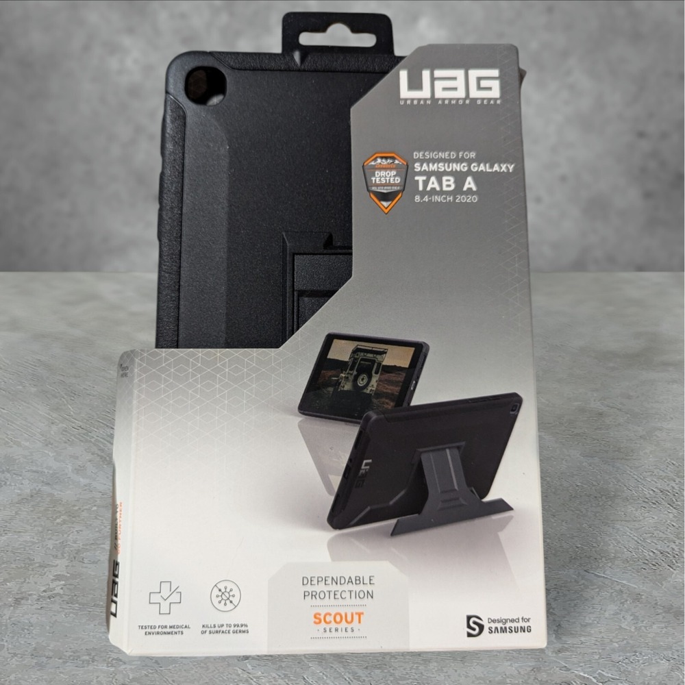 Urban Armor Gear UAG‎ Scout Samsung Galaxy TAB A 8.4 Inch Black See Description